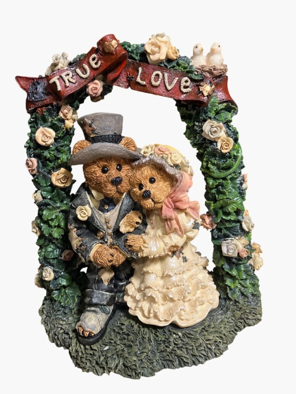 Boyds Bears and Friends Collectible Figurine  True Love Wedding Bears  1995